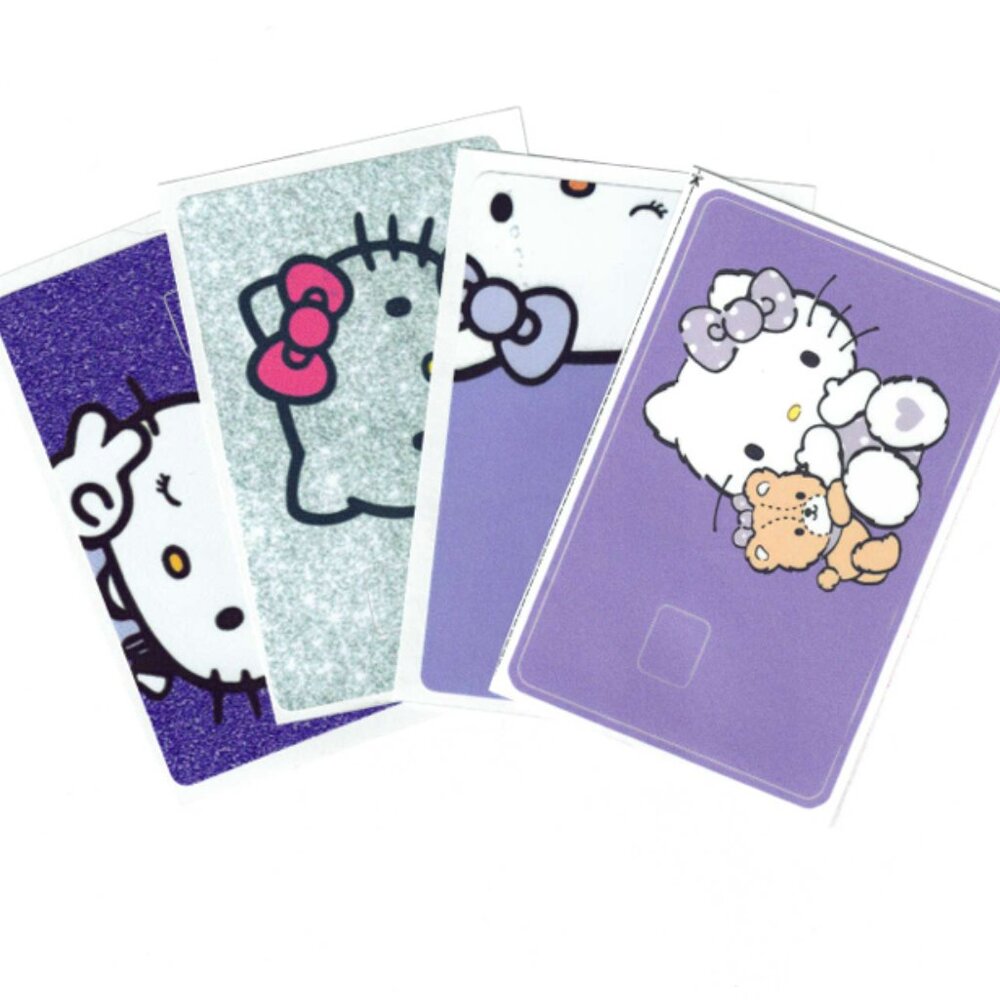 Hello Kitty Theme | Card Skins | Small Chip | 4pc Bundle